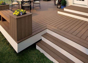 Terrasse architecturale TerraForm en WPC — Surface composite durable pour les espaces ext&eacute;rieurs modernes