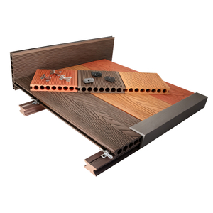 Planches de terrasse Premium EcoShield™ WPC – Rev&ecirc;tement de sol ext&eacute;rieur composite r&eacute;sistant aux intemp&eacute;ries