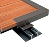 Panneaux de terrasse en aluminium de qualit&eacute; sup&eacute;rieure — Plancher imperm&eacute;able et antid&eacute;rapant pour jardin, bord de piscine, balcon et terrasse.